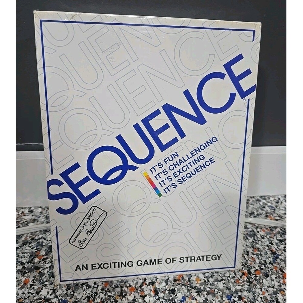 VINTAGE SEQUENCE Board Game 1995 Sealed No. 8002 Jax LTD. NEW SEALED